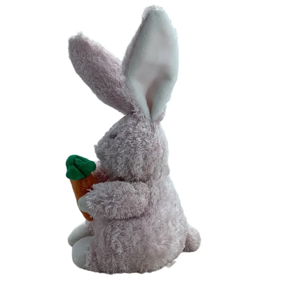 Vtg Chosun Just Friends Bunny Rabbit‎ Plush Stuffed Animal With Carrot 9